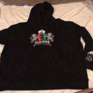Adidas Ajax Amsterdam Soccer Heavyweight Daily Paper Hoodie Men’s 2XL